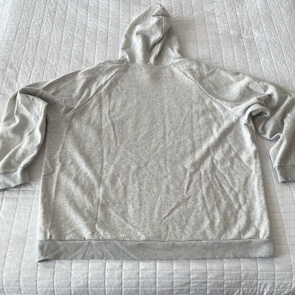 4XL Under Armour Hoodie Mens Blue Gray Camo Logo Pullover Sweatshirt Loose Fit - Picture 3 of 12